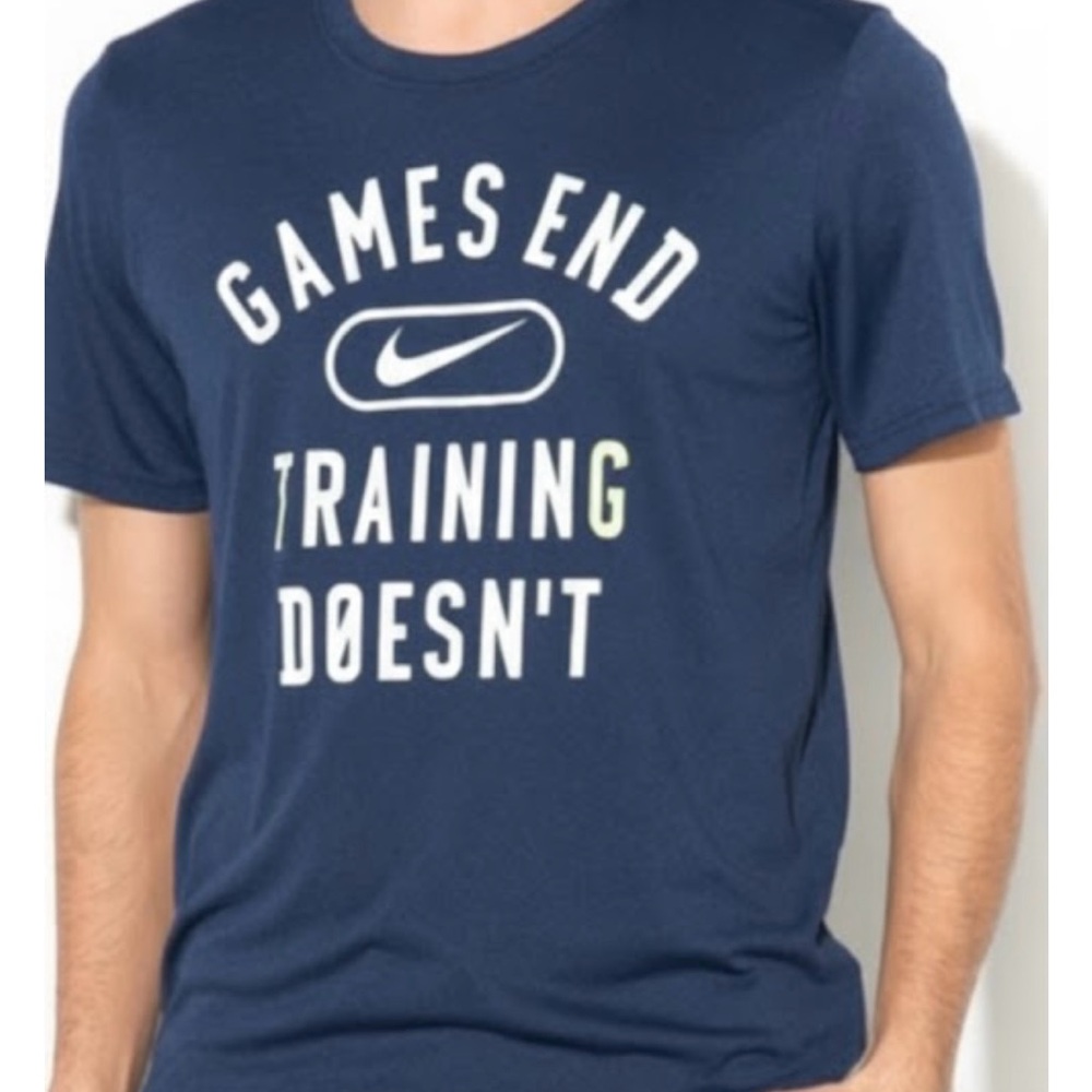 Nike Navy Training Tee